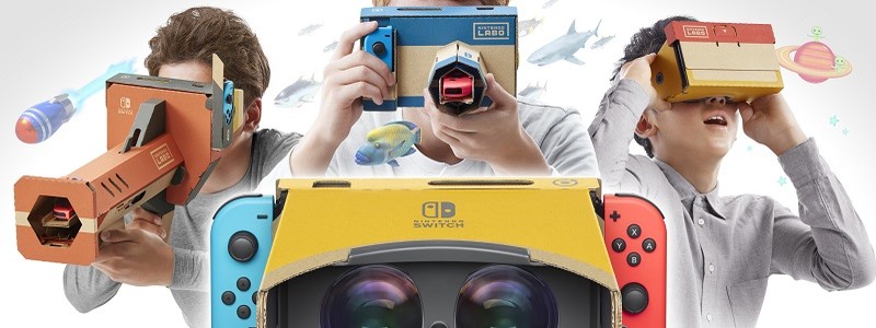 Nintendo Switch получит виртуальную реальность с Nintendo Labo VR Kit