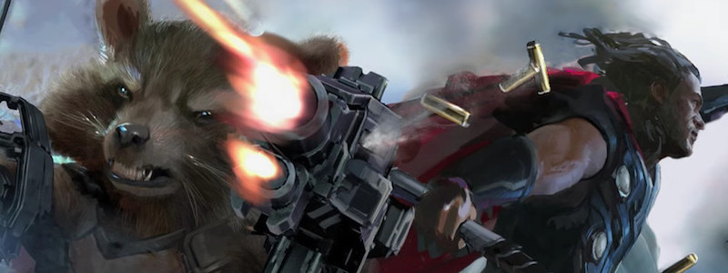 Новый кадр «Мстителей: Война бесконечности» показал Тора вместе со Стражами галактики