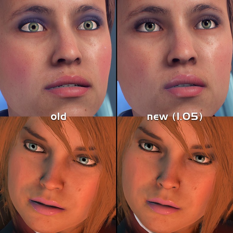 Что исправили в патче 1.05 для Mass Effect: Andromeda: сравнение персонажей 1