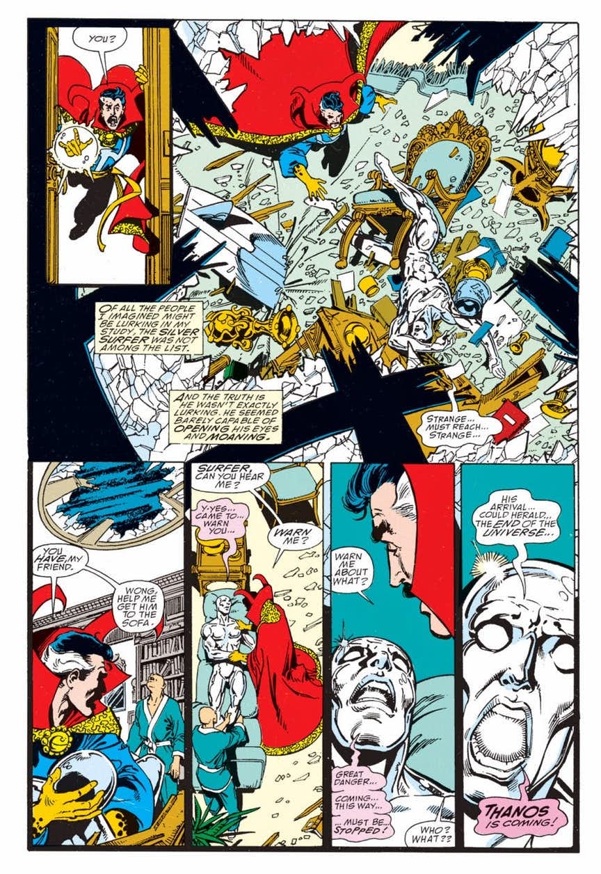 «Мстители: Война бесконечности» воспроизводит классический момент из комиксов