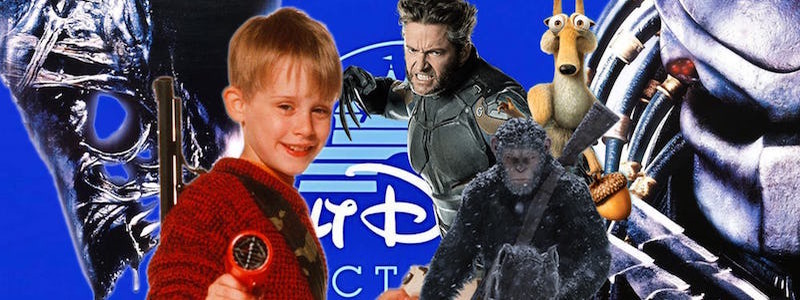 Какие серии фильмов получила Disney от 20th Century Fox