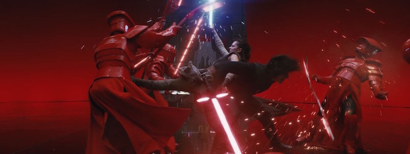 Посмотрите сцену сражения в тронном зале из «Звездных войн 8»