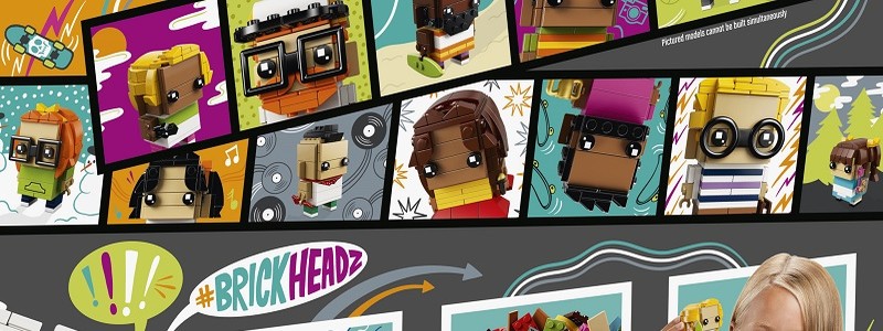 Набор LEGO BrickHeadz GoBrickMe позволяет собрать себя из кубиков