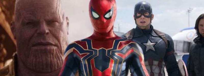 Танос и Капитан Америка применили одинаковый прием против Человека-паука
