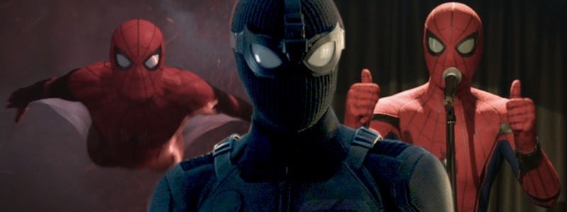 Раскрытые костюмы Питера Паркера в «Человеке-пауке: Вдали от дома»