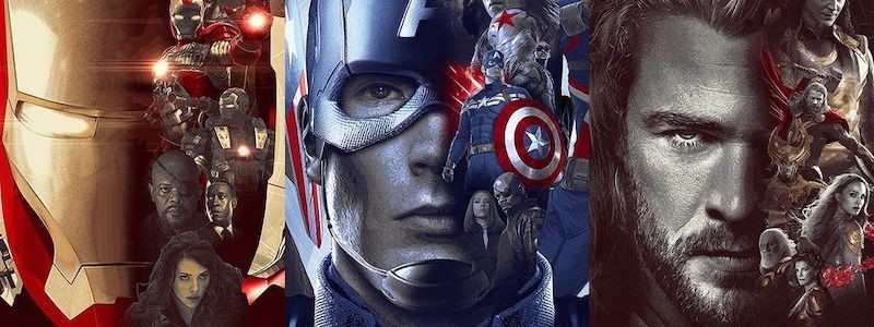 Железный человек, Капитан Америка и Тор получили крутые постеры по MCU