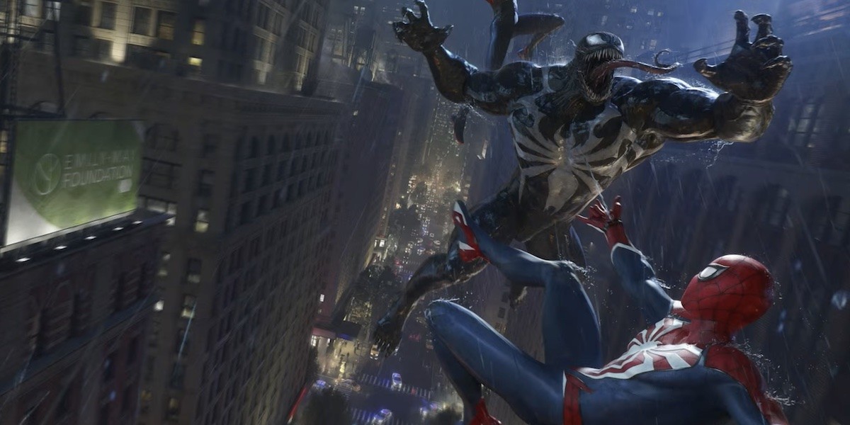 Веном на новом изображении Marvel's Spider-Man 2 - дата выхода раскрыта