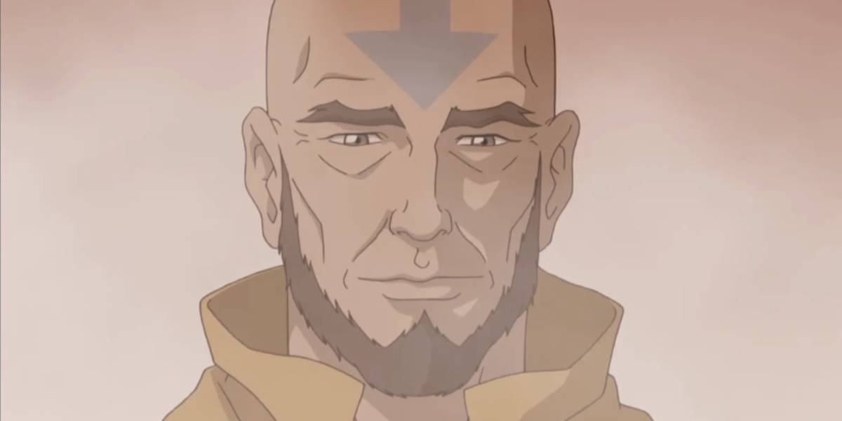 Повзрослевший Аватар на слитых изображениях «Легенды об Аанге»