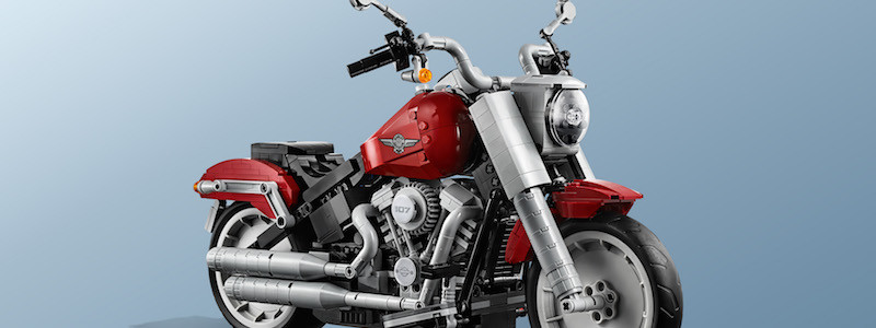 LEGO выпустят мотоцикл ExpertHarley-Davidson Fat Boy