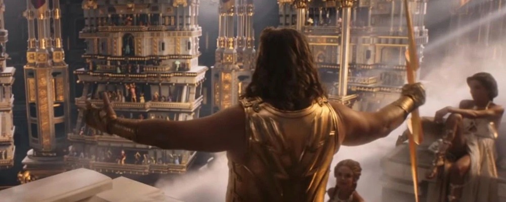 Полноценно показан Рассел Кроу в роли Зевса в киновселенной Marvel
