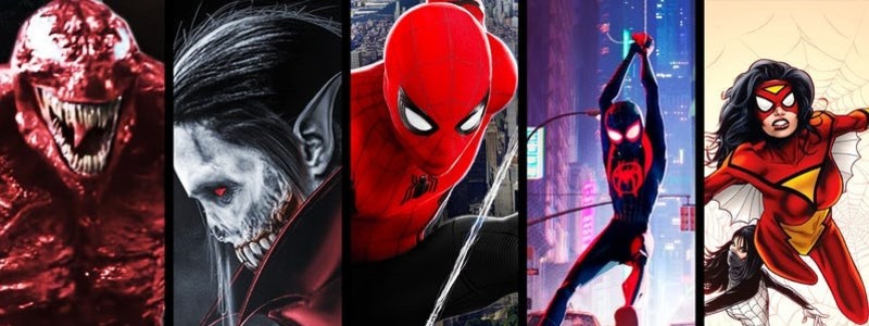 Все известные фильмы по миру Человека-паука