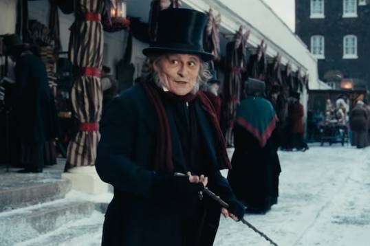 Вышел 2 трейлер фильма про Скруджа в исполнении Джонни Деппа