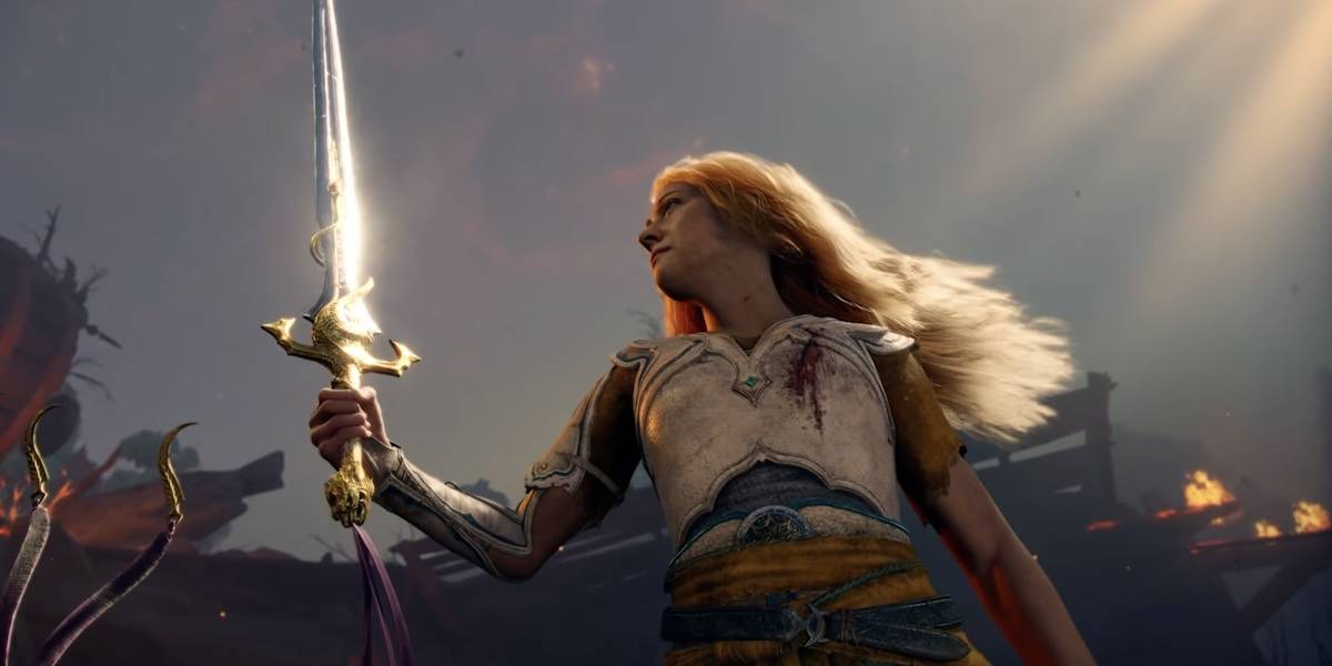 Вышел первый геймплей God of War Laufey про жену Кратоса