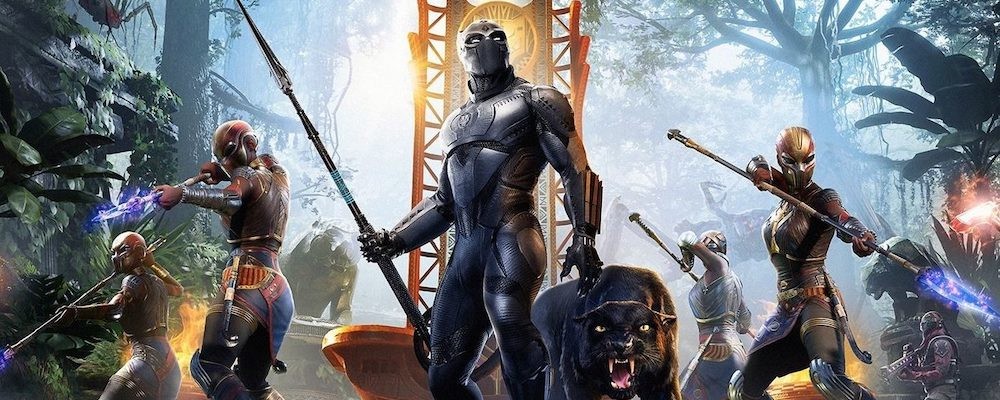 Черная пантера появился в «Мстителях Marvel»