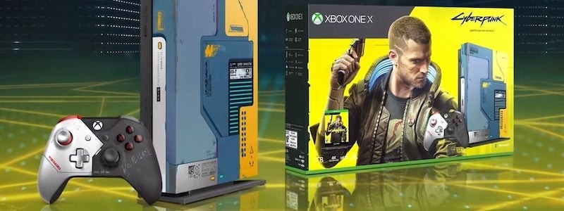 Дата выхода Xbox One X в стиле Cyberpunk 2077