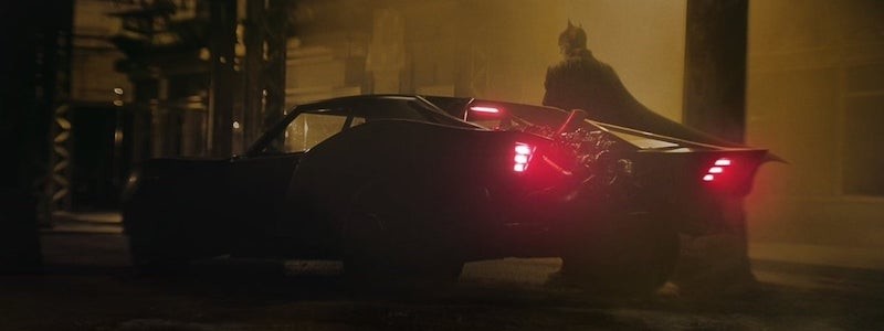 Детальный взгляд на Бэтмобиль из фильма «Бэтмен»