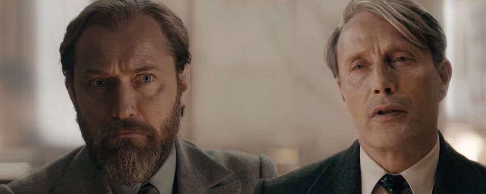 Дамблдор встречает Грин-де-Вальда в новом ролике «Фантастических тварей 3»