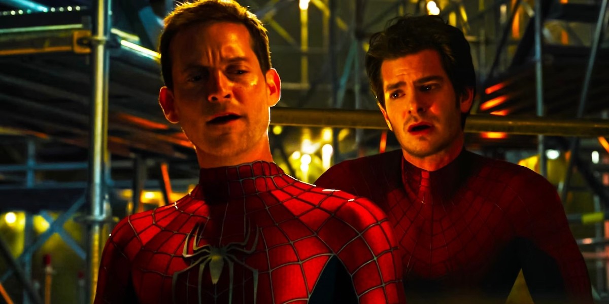 Sony прямо тизерит появление Тоби Магуайр и Эндрю Гарфилда в роли Человека-паука