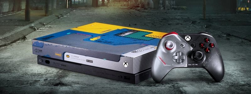 На Xbox One X в стиле Cyberpunk 2077 нашли скрытое послание