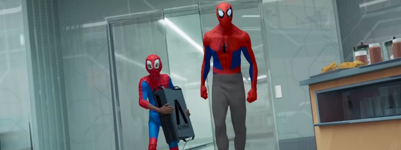 Удаленная сцена из «Человека-паука: Через вселенные»