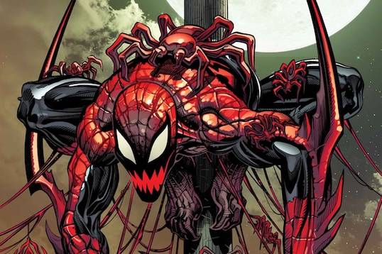 Человек-паук становится Карнажем: Marvel показали Паука-Карнажа