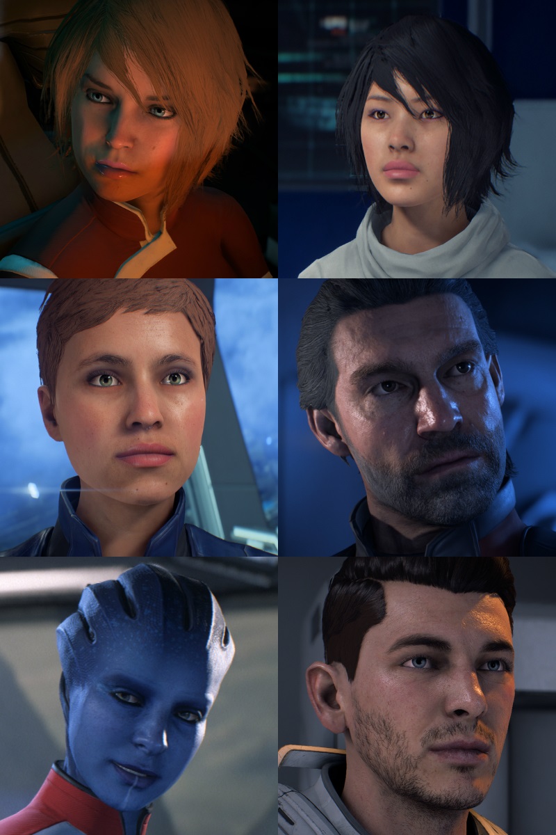 Что исправили в патче 1.05 для Mass Effect: Andromeda: сравнение персонажей...