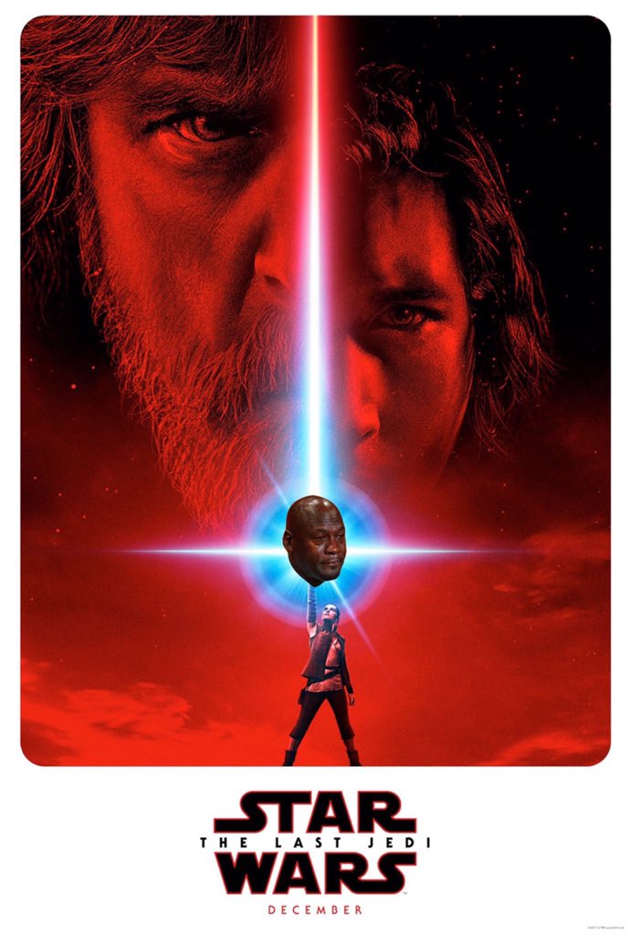Постер «Звездных войн: Последние джедаи» стал мемом 