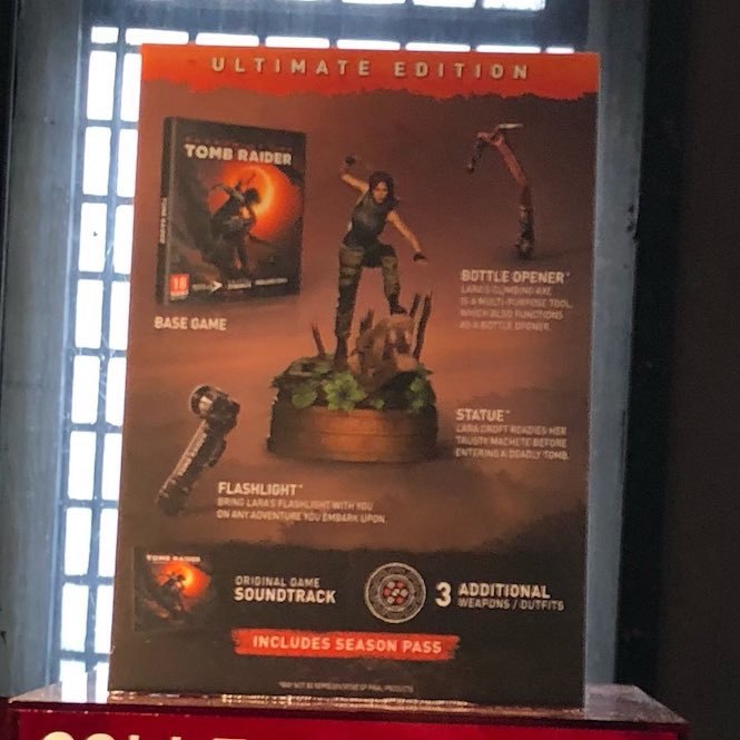 В сеть утекли сезонный пропуск и коллекционное издание Shadow of the Tomb Raider