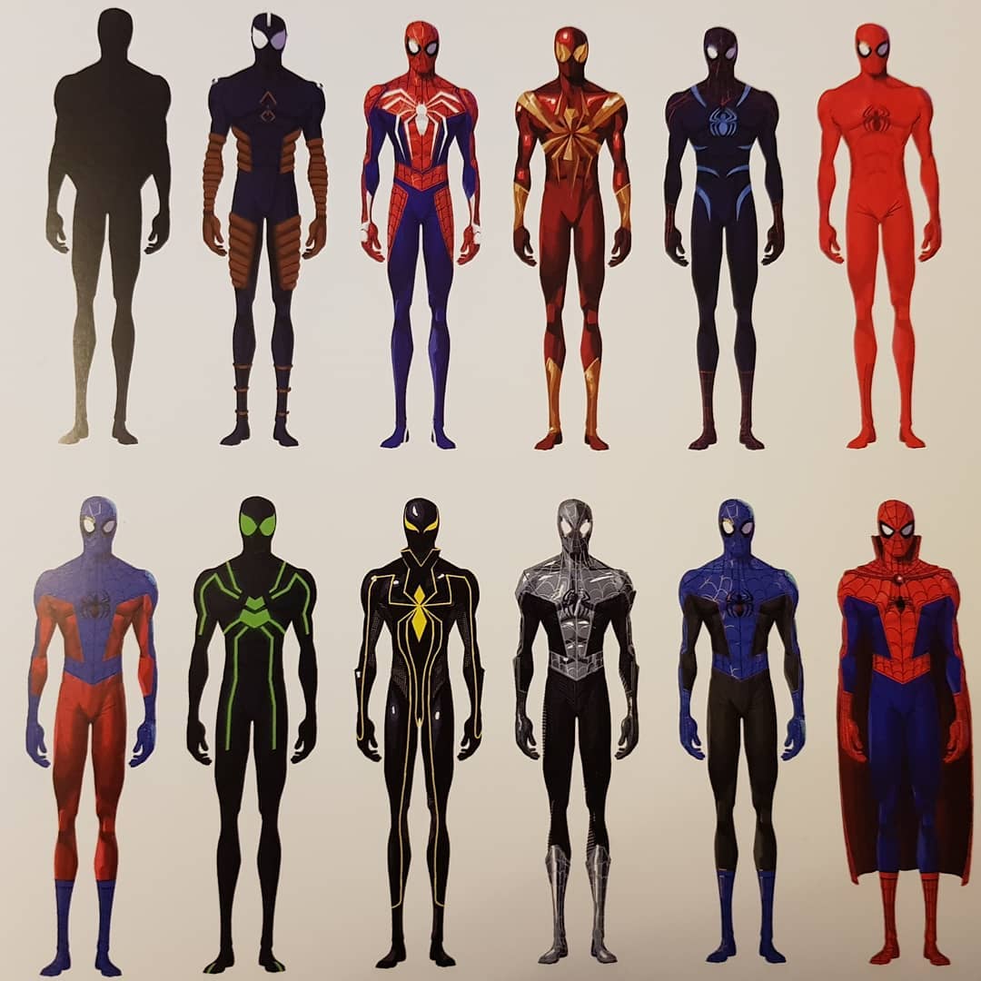 Раскрыты костюмы из пещеры Паркера в «Человеке-пауке: Через вселенные»