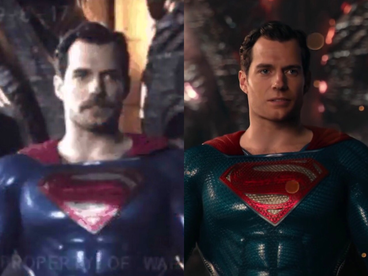 Так выглядел усатый Супермен Генри Кавилла из «Лиги справедливости»