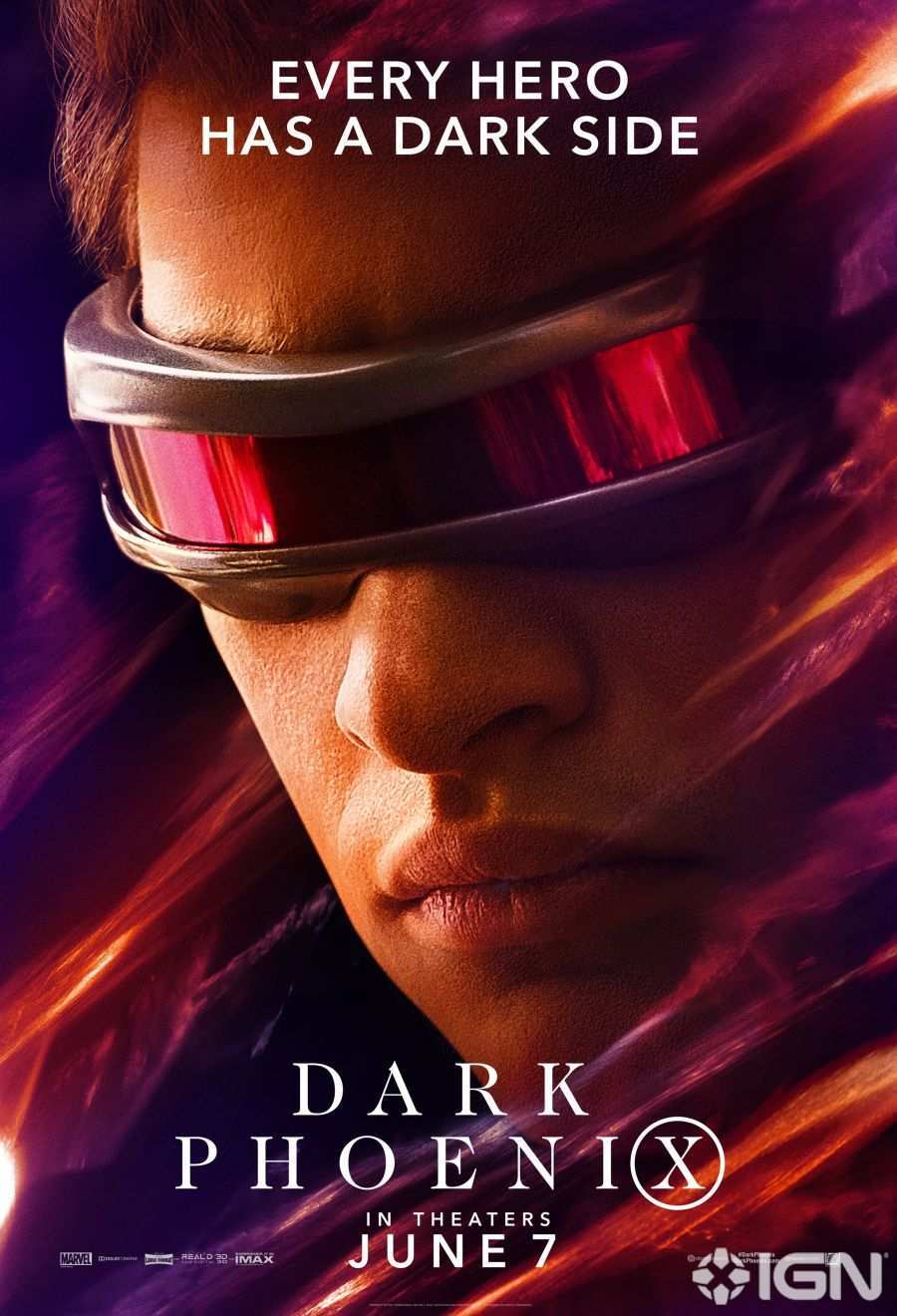 Героев окутывает зло на новых постерах «Людей Икс: Темный Феникс»