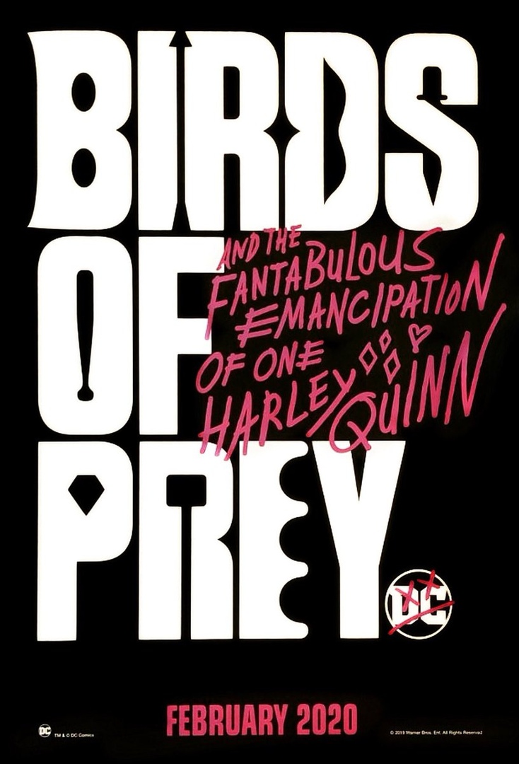 Новый постер фильма «Хищные птицы» в стиле Харли Квинн