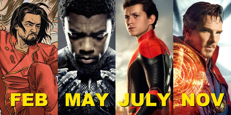 В 2021 году выйдет сразу 4 фильма киновселенной Marvel