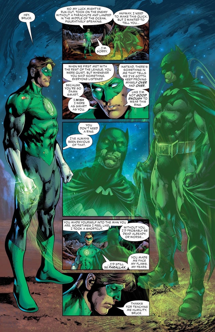 Бэтмен узнал большой секрет Зеленого Фонаря