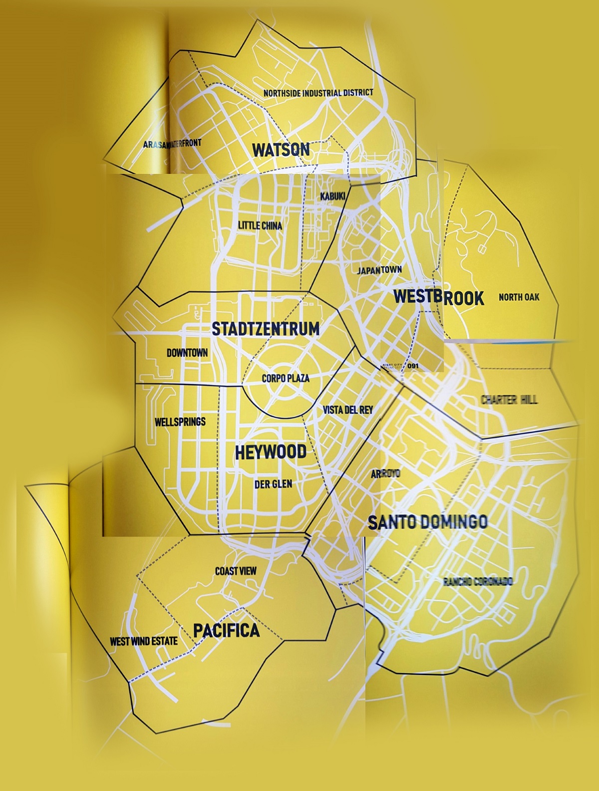 Карта Найт-Сити из Cyberpunk 2077 оказалась в Сети