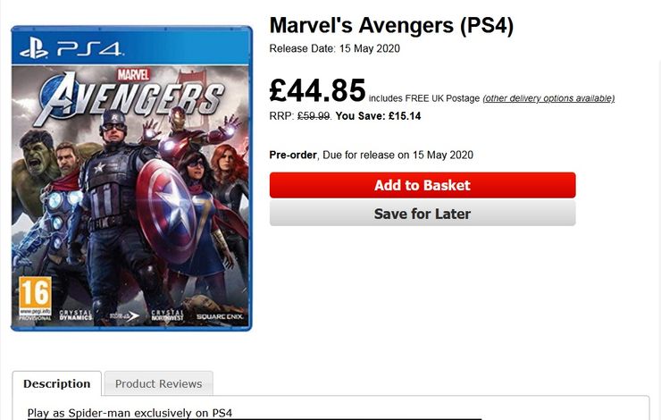 Человек-паук появится в Marvel's Avengers. Но только на PS4