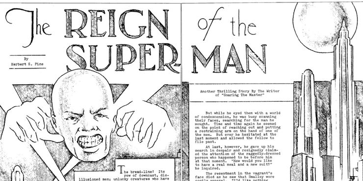 Изначально Супермен был злодеем во вселенной DC