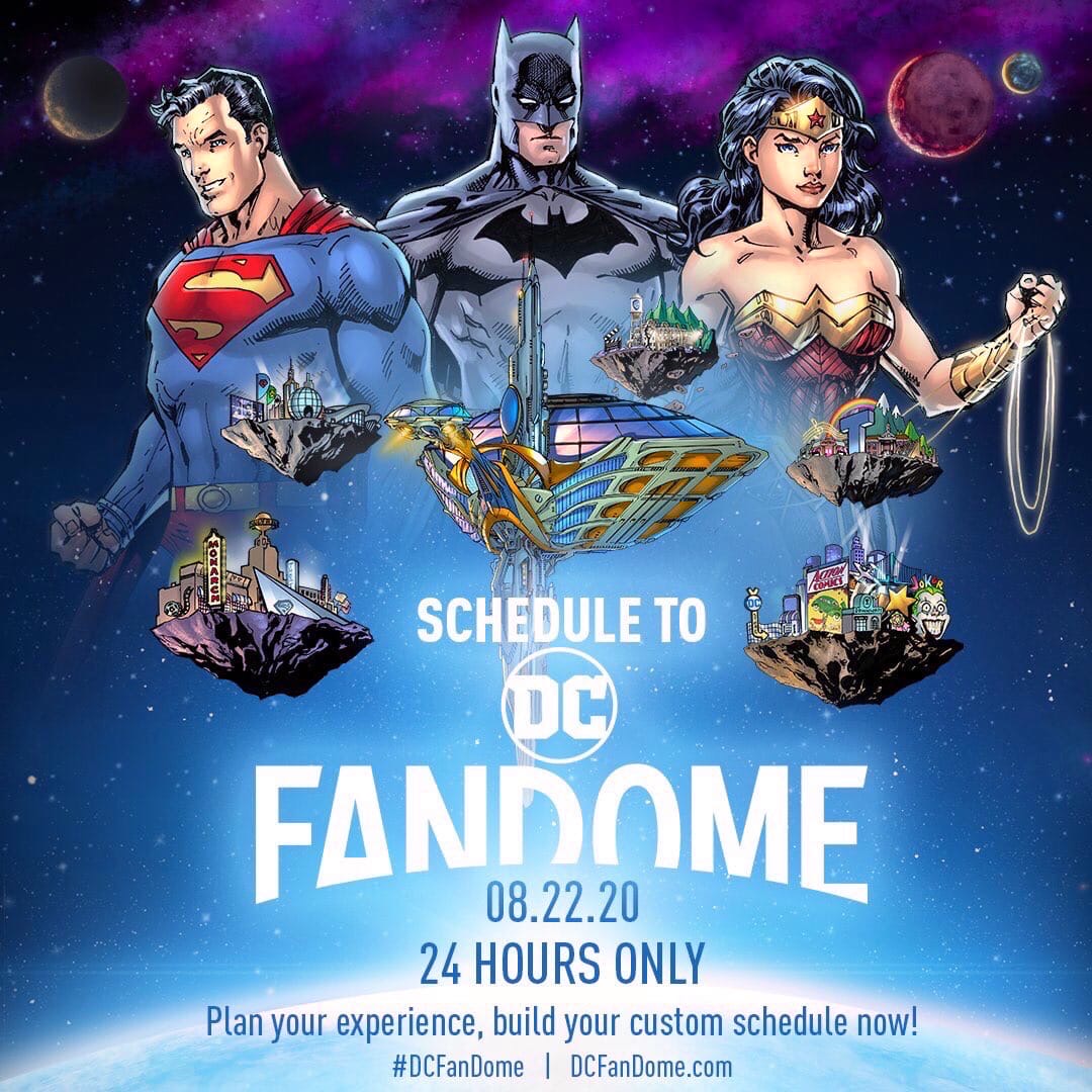 Полное расписание трансляций DC FanDome 2020