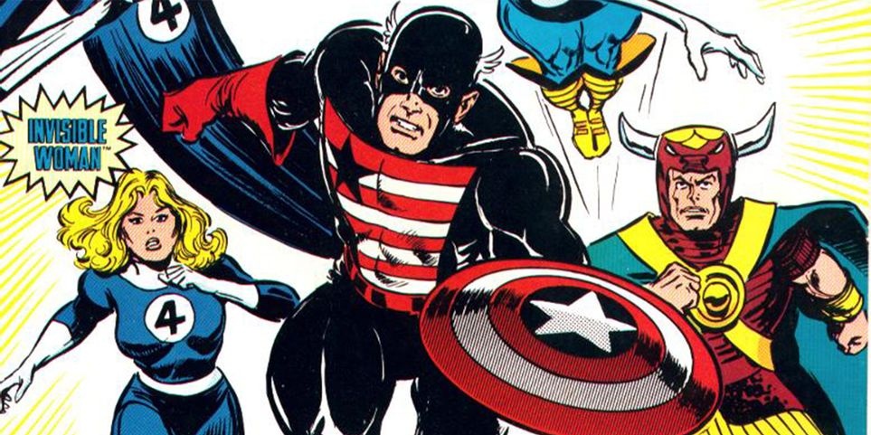 Капитан Америка был лидером самой странной версии Мстителей