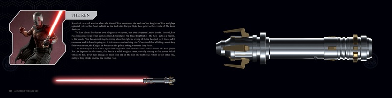 Близкий взгляд на световой меч Кайло Рена из «Звездных войн»