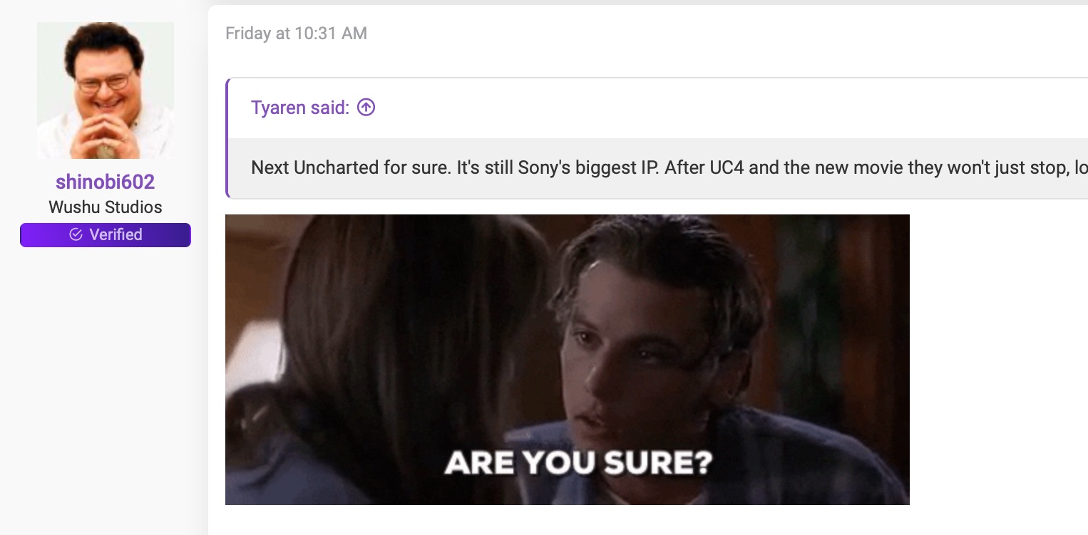 Инсайдер прокомментировал выход Uncharted 5 для PS5