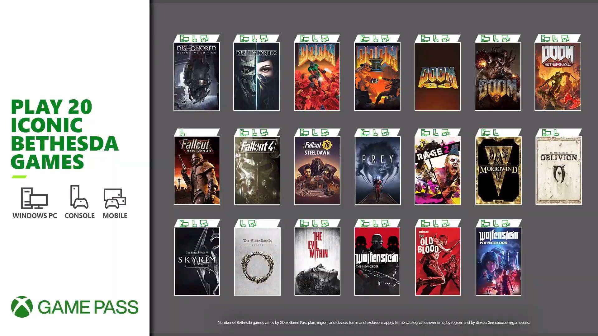 Игры Bethesda появятся в Xbox Game Pass. TES 6 не выйдет на PS5