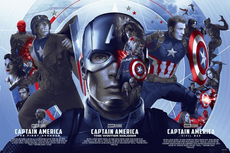 Железный человек, Капитан Америка и Тор получили крутые постеры по MCU
