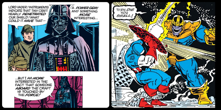 Дарт Вейдер против Таноса - кто сильнее в комиксах