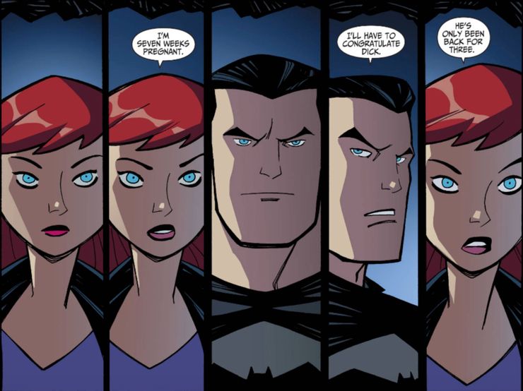 Бэтгерл забеременела от Бэтмена в мире DC