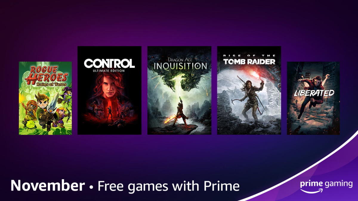 Список бесплатных игр Amazon Prime Gaming за ноябрь 2021 лучше, чем PS Plus