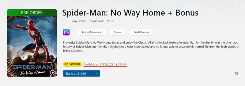 Цифровой релиз фильма «Человек-паук: Нет пути домой» отложен - новая дата выхода