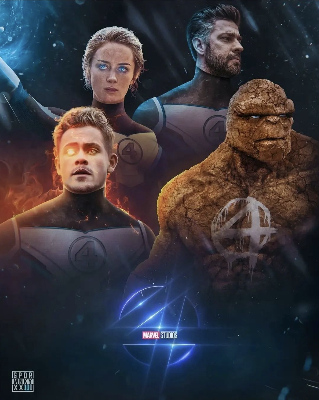 Мистер Фантастик и остальных членов Фантастической четверки представили в киновселенной Marvel - фан-арт