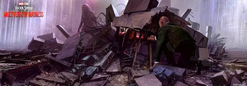 Жутка Алая ведьма на концепте «Доктора Стрэнджа 2: В мультивселенной безумия»