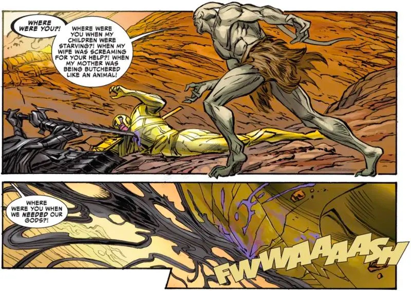 Горр Убийца богов связан с Веномом - история злодея в Marvel